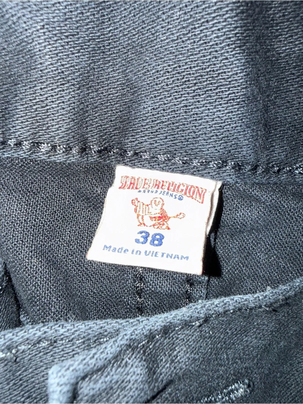 True Religion Men's Straight Fit Jeans in Charcoal was$185
